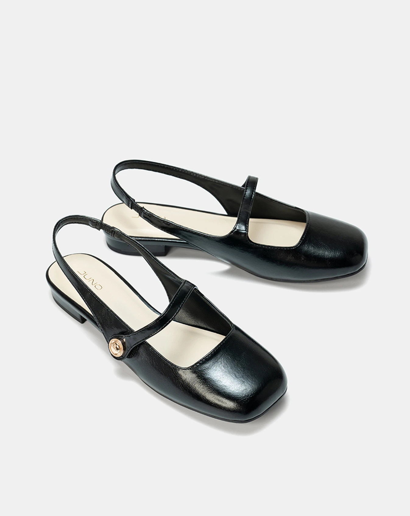 Giày Búp Bê Slingback Mũi Tròn - Image 7