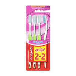 Bàn chải đánh răng Gum Clean Colgate bộ 4 cây (1 Bộ)