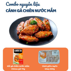 Combo cánh gà chiên nước mắm