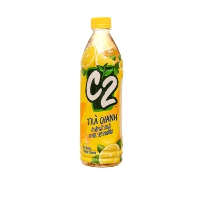 Trà xanh hương chanh C2 chai 455ml