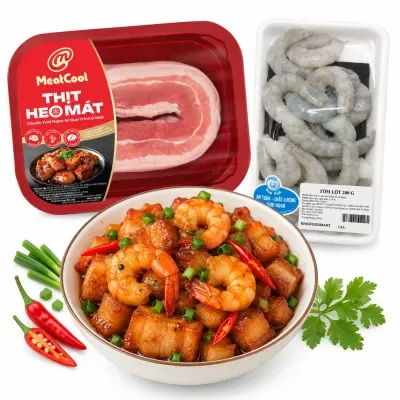 Combo thịt kho tôm