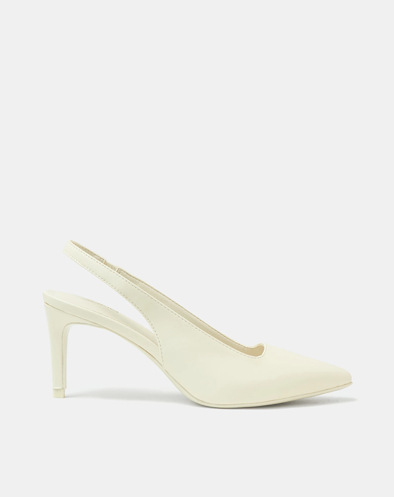 Giày Cao Gót Cao Gót Slingback Mũi Nhọn Gót Thanh - Image 1