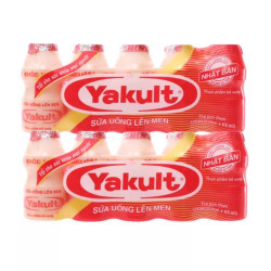 Combo sữa chua uống lên men Yakult lốc 65ml (2 Lốc)
