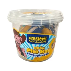 Xúc xích tiệt trùng nhân phô mai nguyên bản Heo Cao Bồi hộp 384g