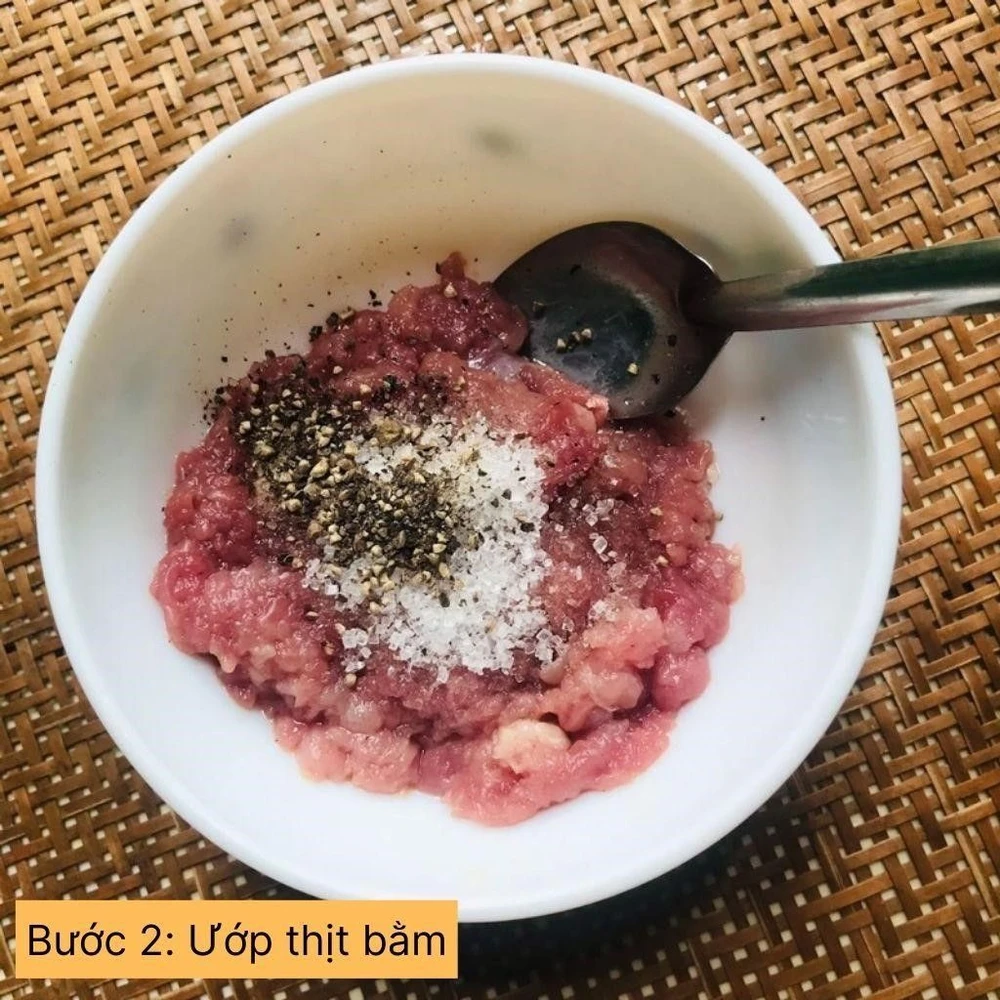 ướp thịt băm