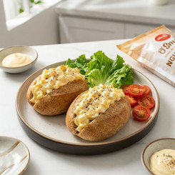 Bánh mì nguyên cám kẹp trứng cho bữa sáng nhanh gọn