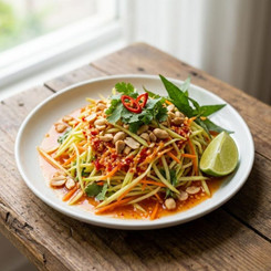 Gỏi xoài chua cay đậm đà giải ngán cực nhanh chỉ trong 10 phút