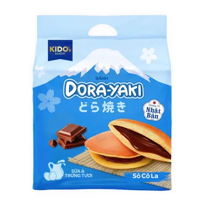 Bánh Dorayaki vị socola Kido's Bakery túi 150g
