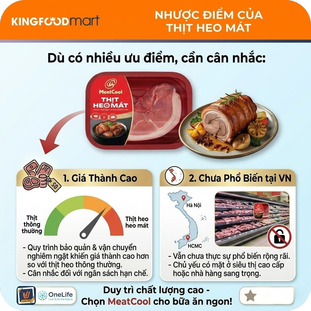 Có nên dùng thịt heo mát