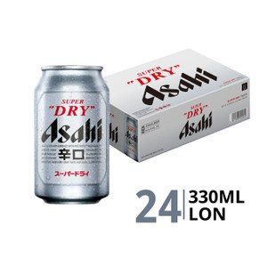 Thùng bia Super Dry 5% Asahi lon 330ml (24 Lon)