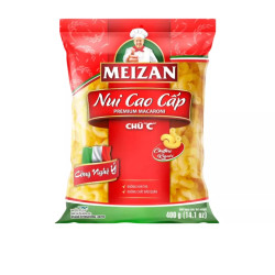 Nui cao cấp chữ C Meizan gói 400g (1 Gói)