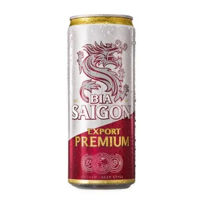 Bia Export Premium 4.8% Sài Gòn lon sleek 330ml