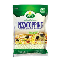 Phô mai pizza topping Arla gói 175g (1 Gói)