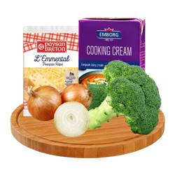 Set súp phô mai bông cải xanh