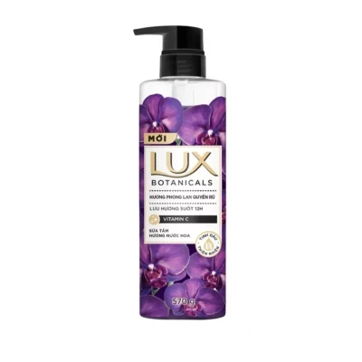 Sữa tắm botanicals phong lan quyến rũ Lux chai 570g