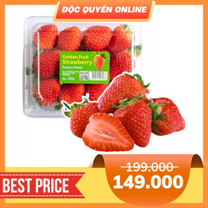Dâu tây Hàn Quốc hộp 250g (1 Hộp)