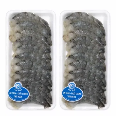 Combo 2 vỉ tôm sú lột 150g