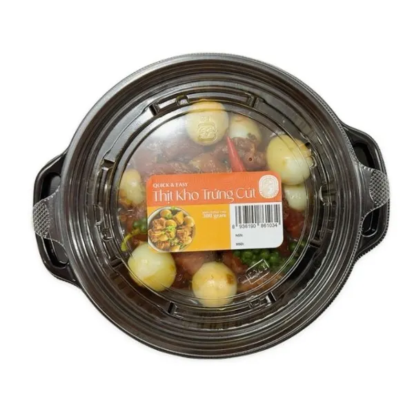 Thịt kho trứng cút Freshfoco khay 300g