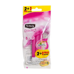 Dao cạo cho nữ exacta 2 sensitive dùng một lần Schick gói 3 cây