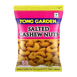 Hạt điều rang muối Tong Garden gói 40g (1 Gói)