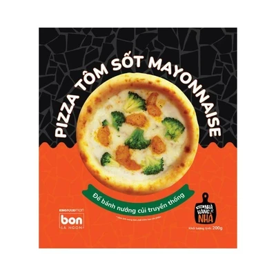 Pizza tôm mayonnaise KINGxBON 200g