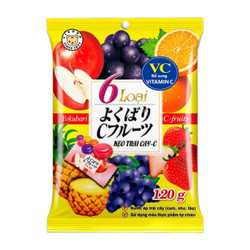 Kẹo trái cây C Eikodo gói 120g (1 Gói)