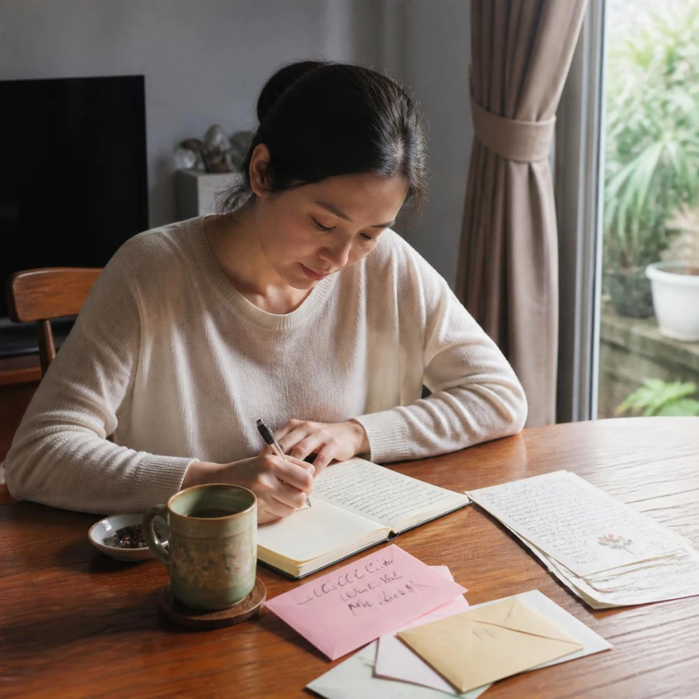 Điều chỉnh kỳ vọng giúp mẹ bớt áp lực và học cách chấp nhận bản thân trong hành trình nuôi con. (Ảnh được tạo bởi AI)