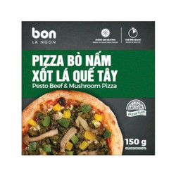 Pizza bò nấm xốt lá quế tây Bon 150g