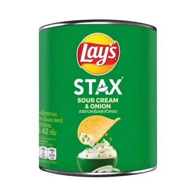 Snack khoai tây vị tôm hùm cay Lay's Stax hộp 42g