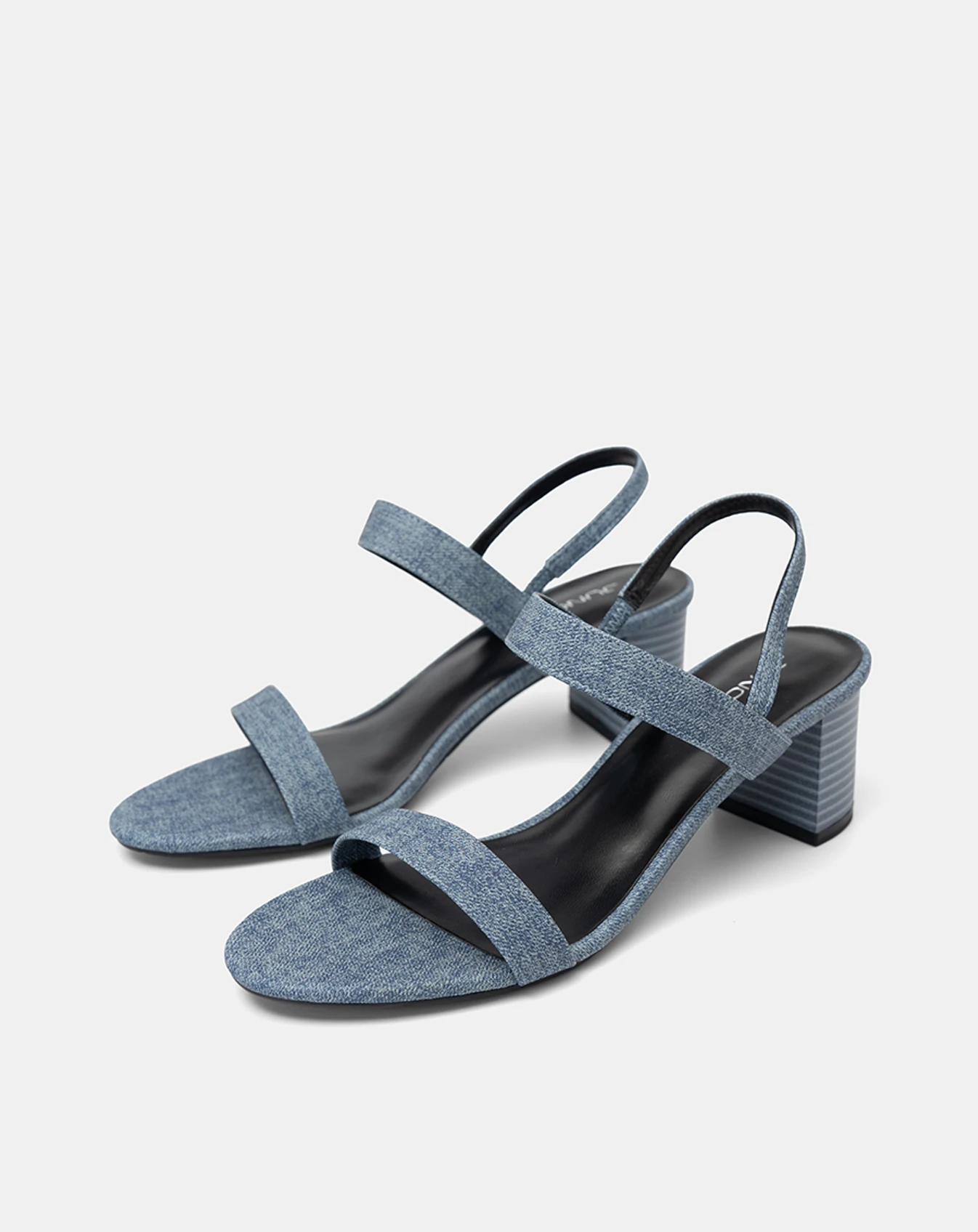 Giày Sandal Gót Vuông Basic - Image 5