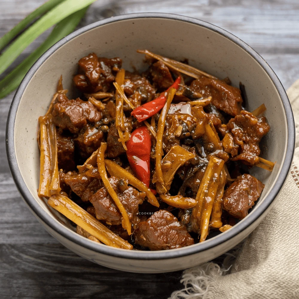 Thịt bò kho gừng đậm đà