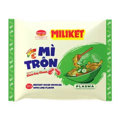 Mì trộn chua cay chanh Miliket gói 117g