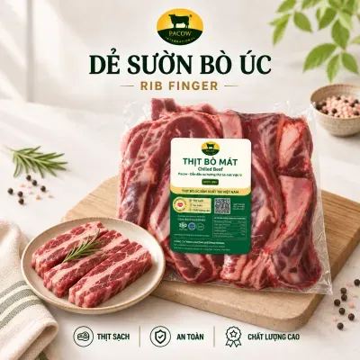 Dẻ sườn bò Úc Pacow gói 500g