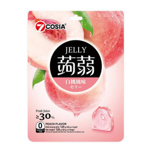 Thạch Puri Konjac Pop vị đào 7Cosia gói 120g (1 Gói)