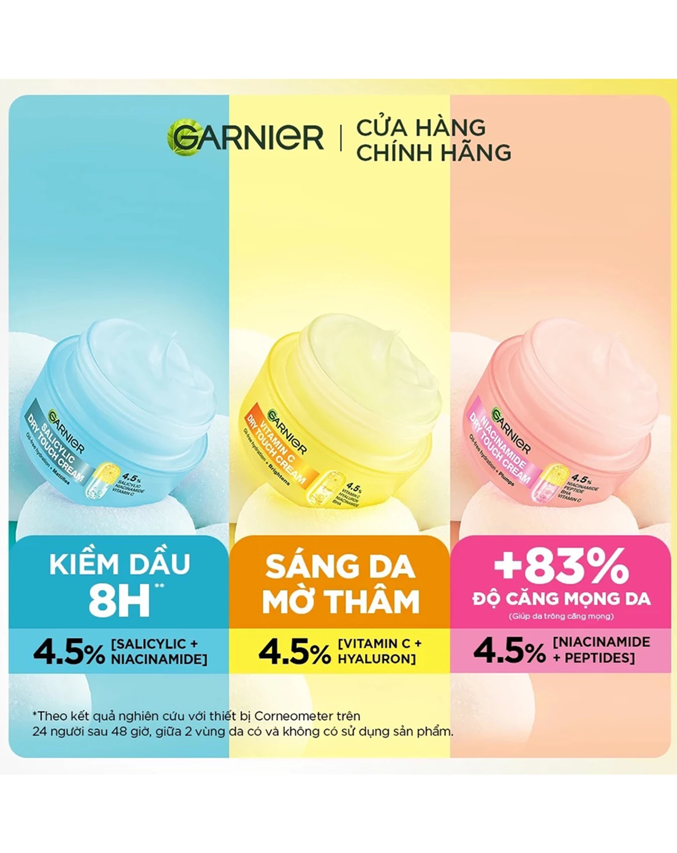 Kem Dưỡng Ẩm Garnier Kết Cấu Mochi Căng Mọng Da 30ml KDD019 - Image 2