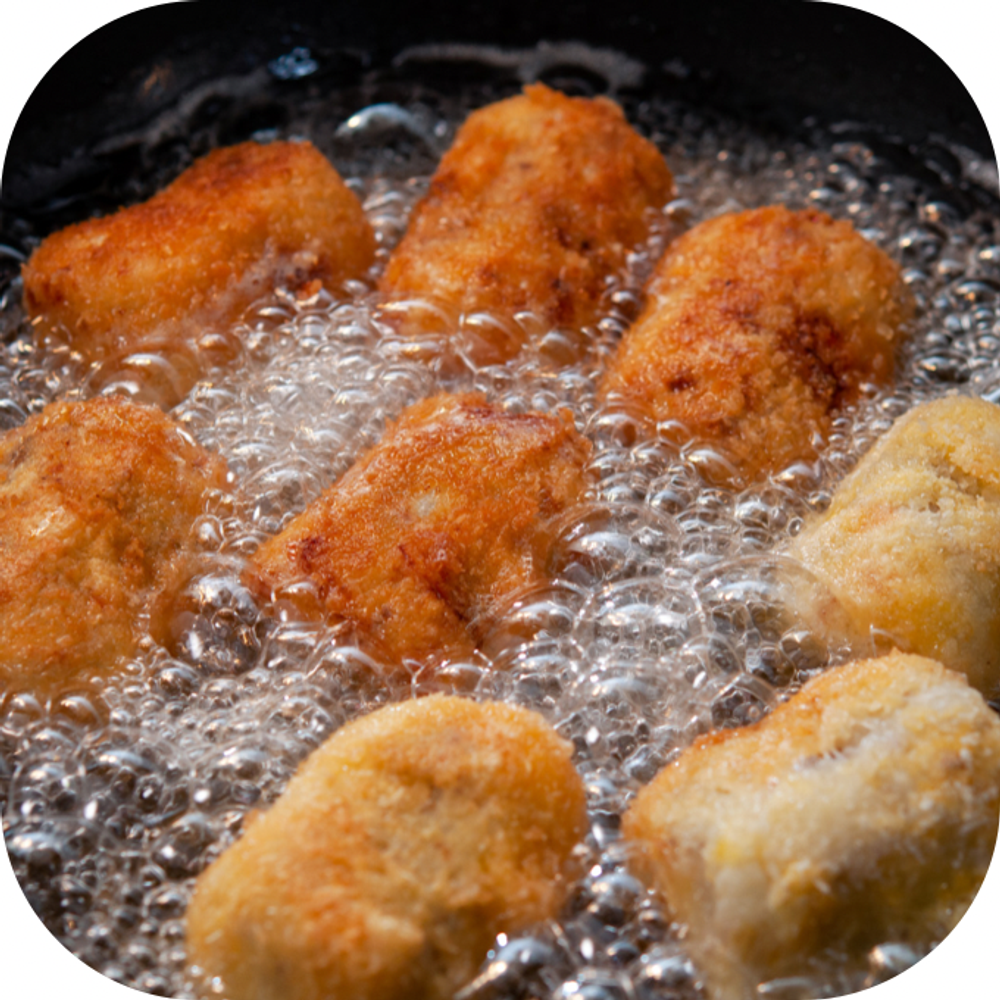 Đồ ăn chiên rán - Kẻ thù gây tăng cân của chị em kingfoodmart