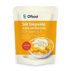 Sốt tokpokki vị phô mai Hàn Quốc O'food gói 120g