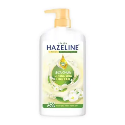 Sữa tắm nâng tone sữa chua hương linh lan Hazeline chai 670g