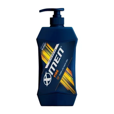 Tắm gội Fire 12h thơm lâu sạch sâu X-Men chai 650g