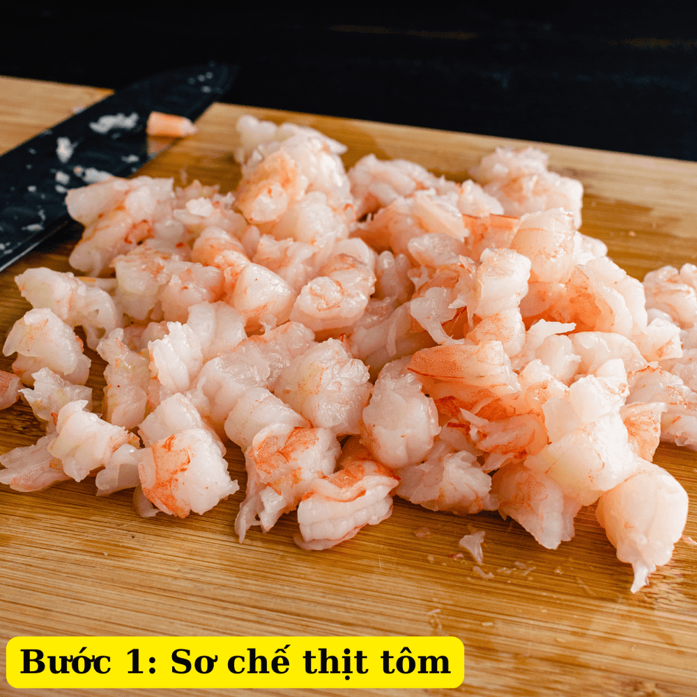 Sơ chế tôm