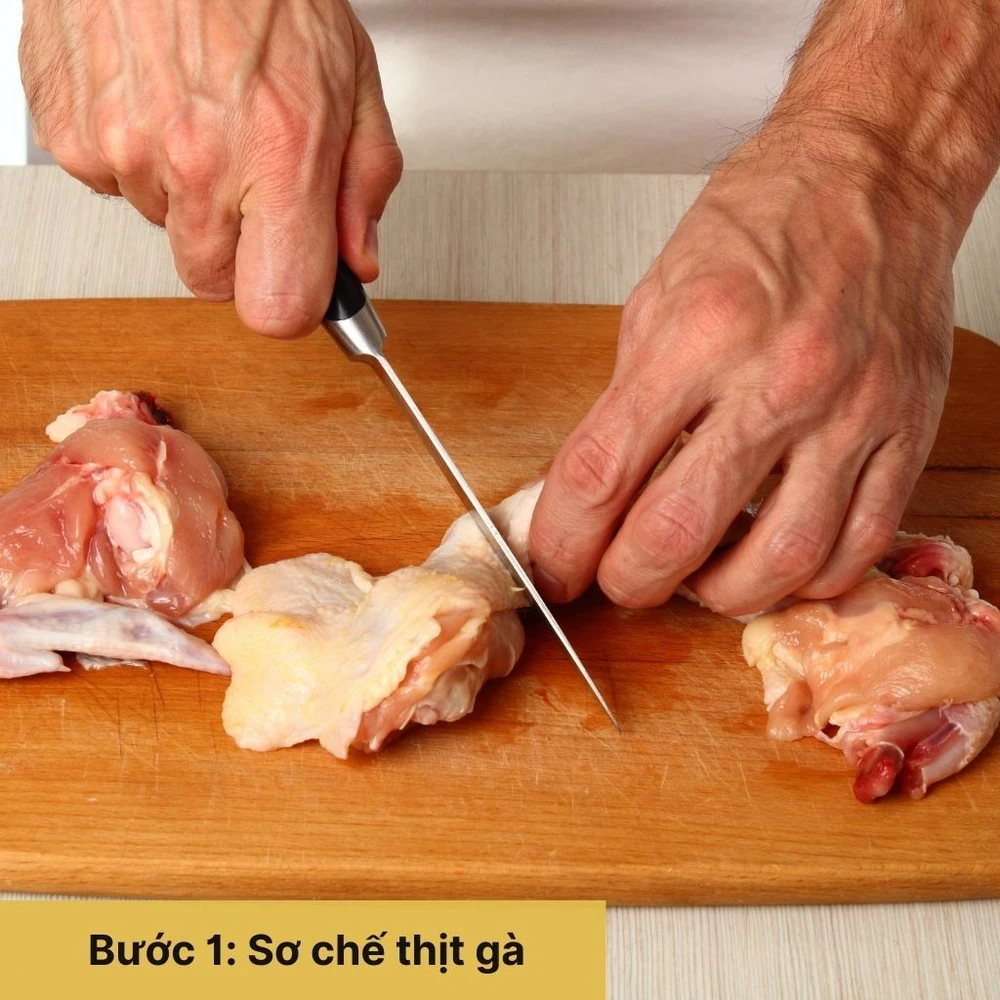 Cắt thịt gà
