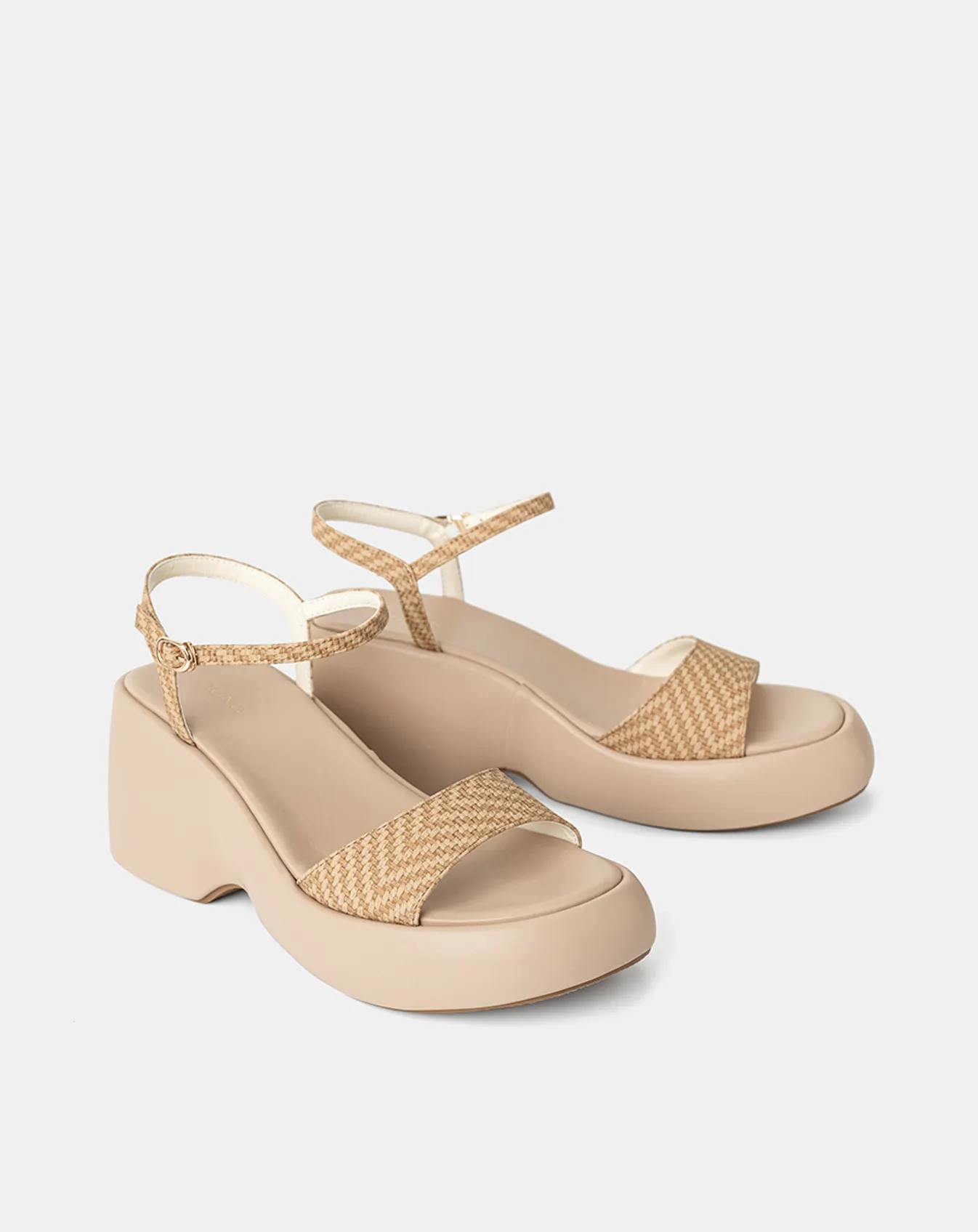 Giày Sandal Xuồng Quai Bản Lớn Phối Quai Cổ Chân - Image 7